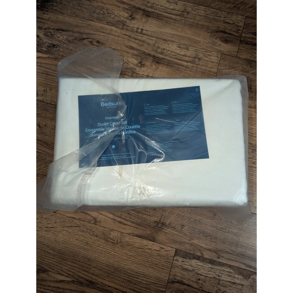 BedSure Duvet Cover Set‎ - White - King 104